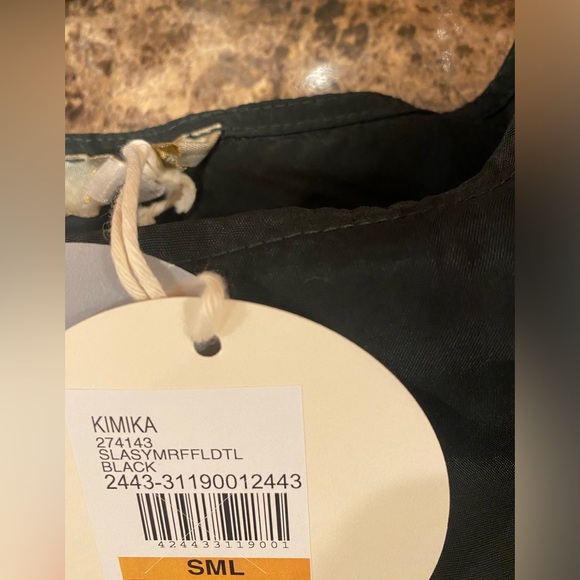 Kimika Women Top Blouse, Color-Black, Size-Small. - Picture 4 of 4